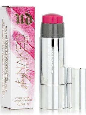 Urban Decay Stay Naked Lip & Cheek Tint- Quiver- Glassy Red Blush Balm (BNIB)